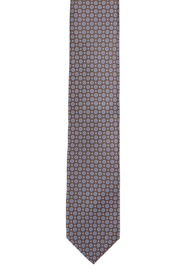 Medallion Printed Silk Tie