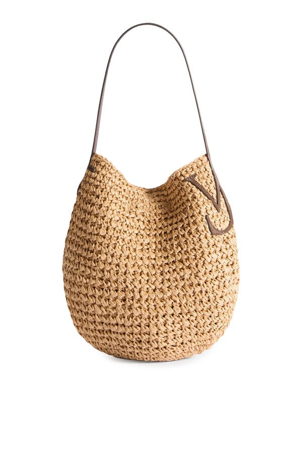 Bulb Crochet Small Shopper Bag