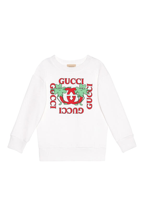 Graphic Logo Cotton Sweatshirt