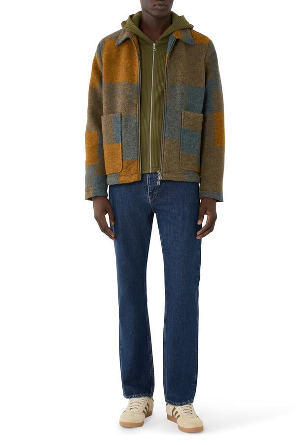 Rib Zip Sweat