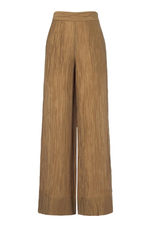 Selene Fluid Crinkle Trousers