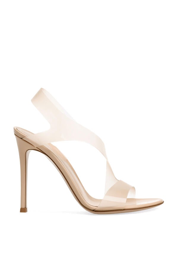 Metropolis 105 Sandals in Plexi and Leather