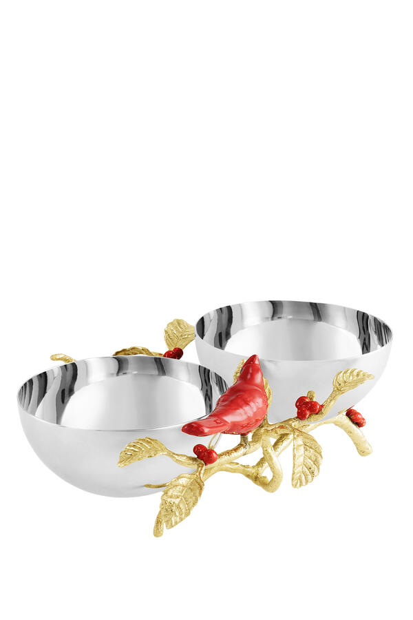 Cardinal Double Bowl 