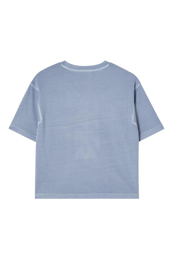 Kids Heavy Cotton Jersey Crew Neck T-Shirt 