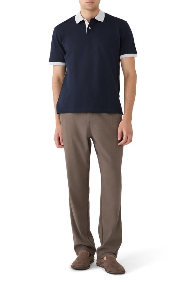 Linen Knitted Polo