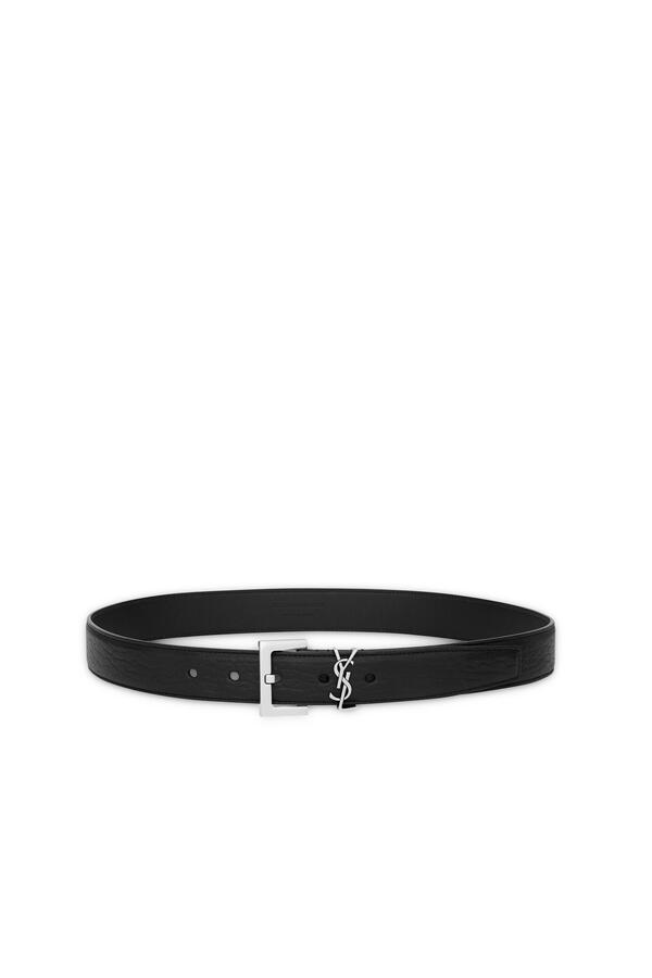 New Cassandre Smooth Leather Buckle Belt