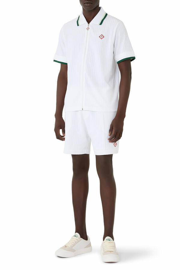 Logo Striped Shorts