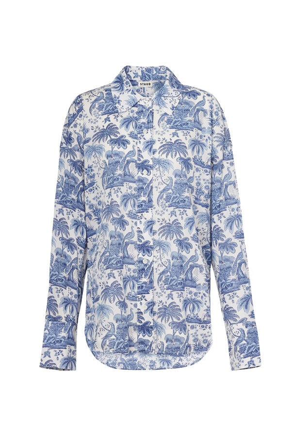 Cotton Toile Short-Sleeved Shirt