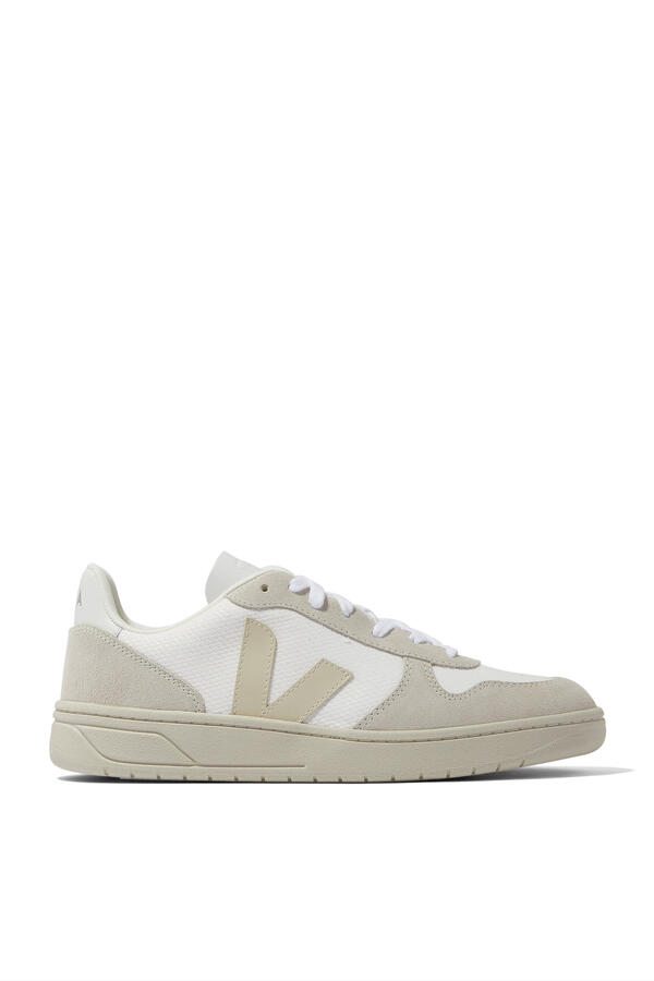 V-10  Mesh & Suede Low-Top Sneakers