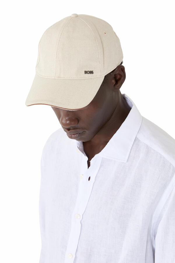 Leather Trim Cap 