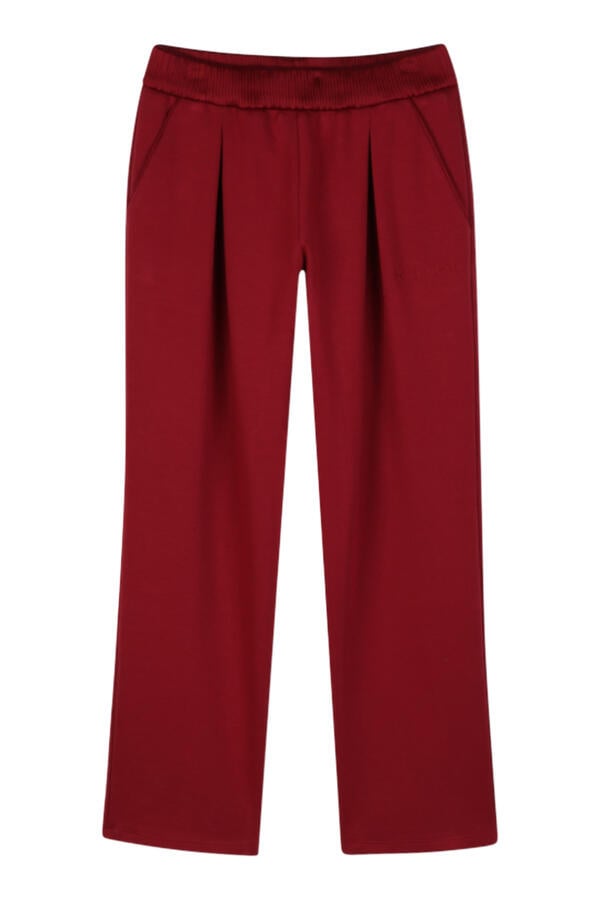 Kids Pleated Logo-Embroidered Track Pants