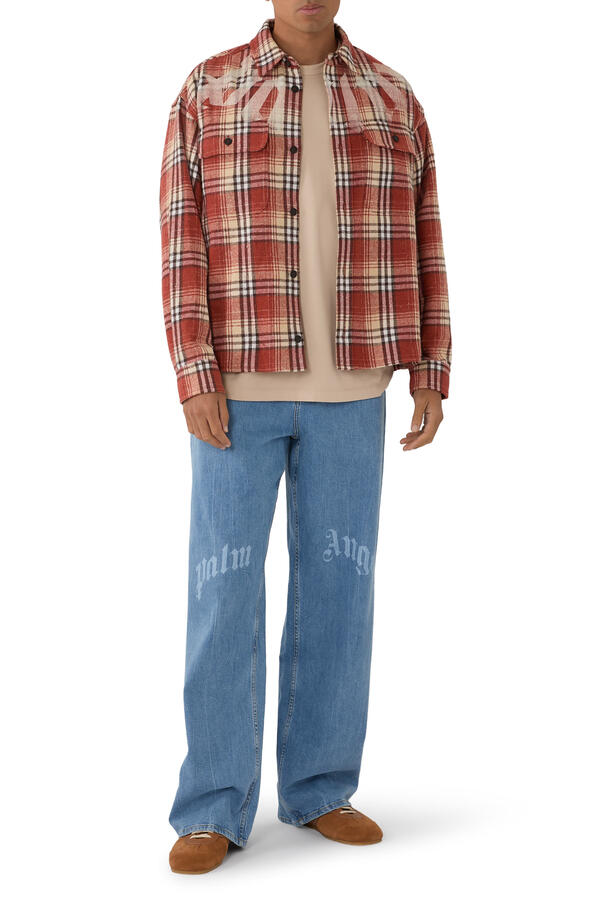 Big Neck Logo Overshirt