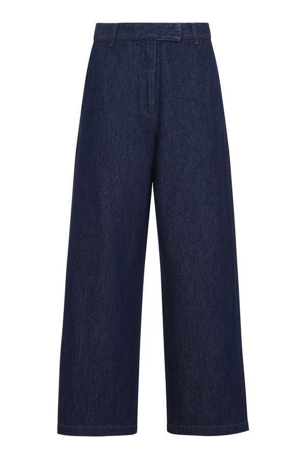 Wide Leg Denim Pants 