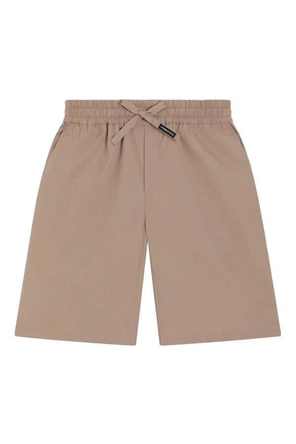 Kids Poplin Bermuda Shorts with DG Patch