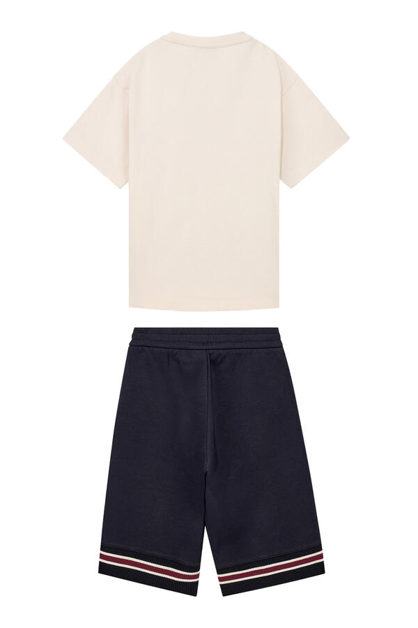 Kids EA Patch Detail T-Shirt & Shorts Set