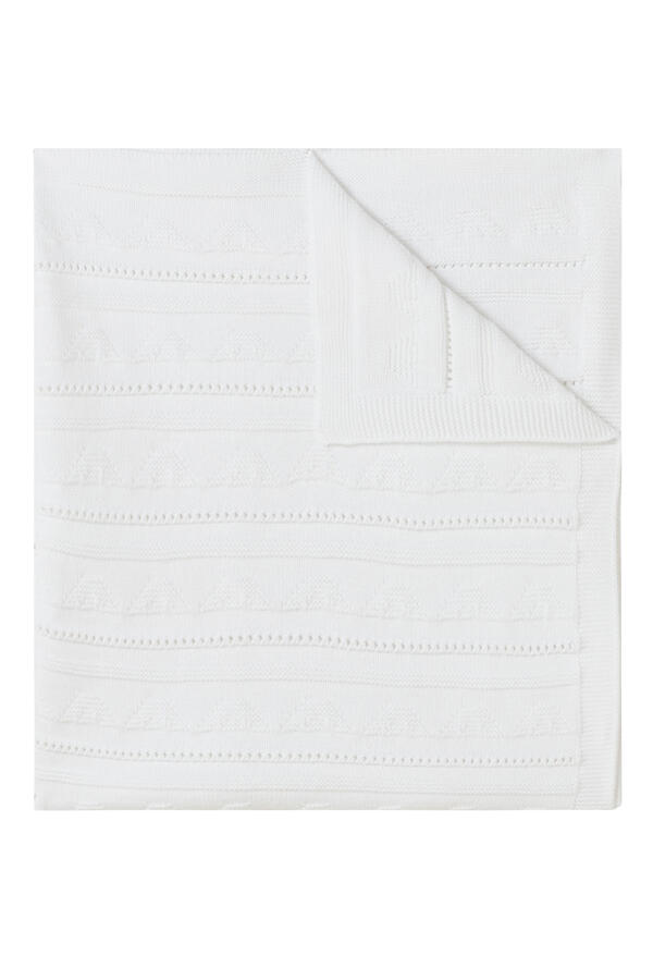 Kids Horizontal Lines Logo Blanket