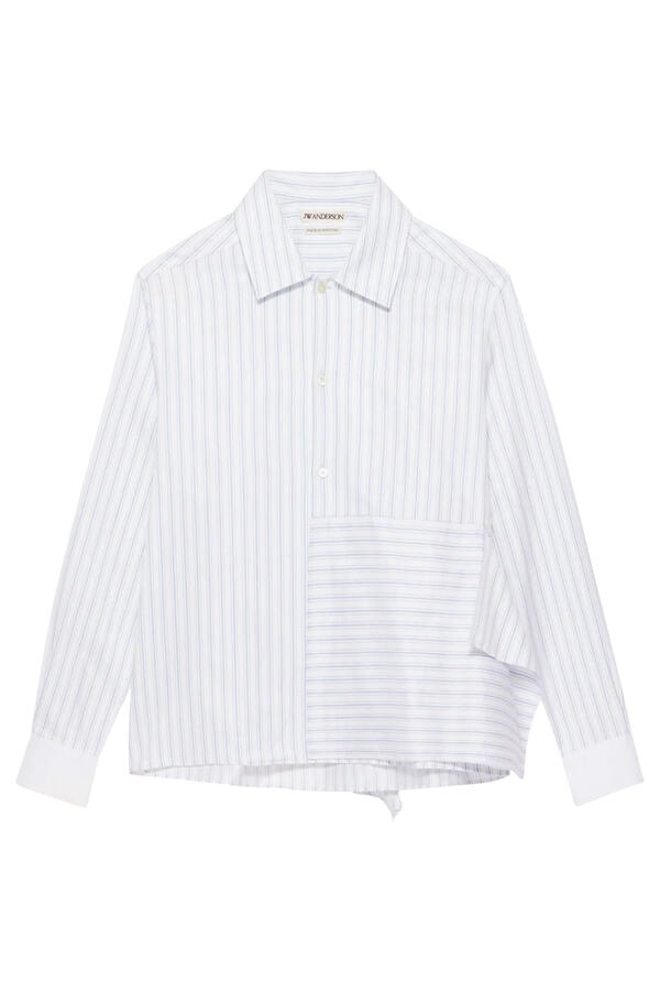 Asymmetric Draped Shirt