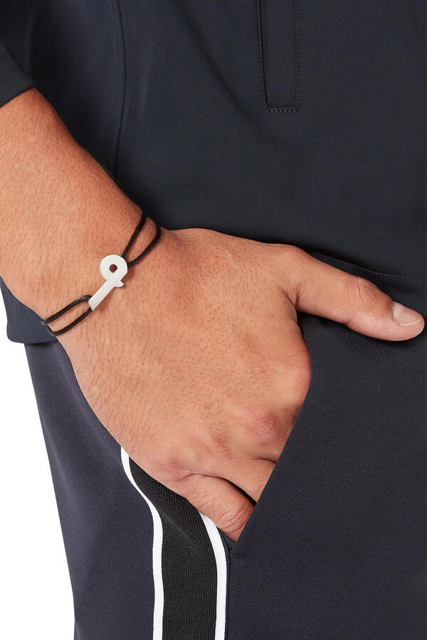 Arabic Letter 'Meem' Bracelet, Sterling Silver