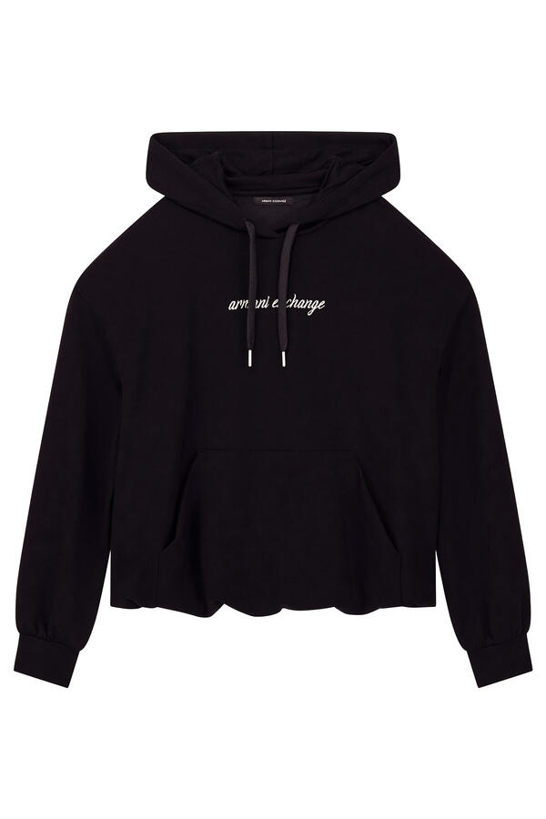 AX Logo Hooded Sweatshirt