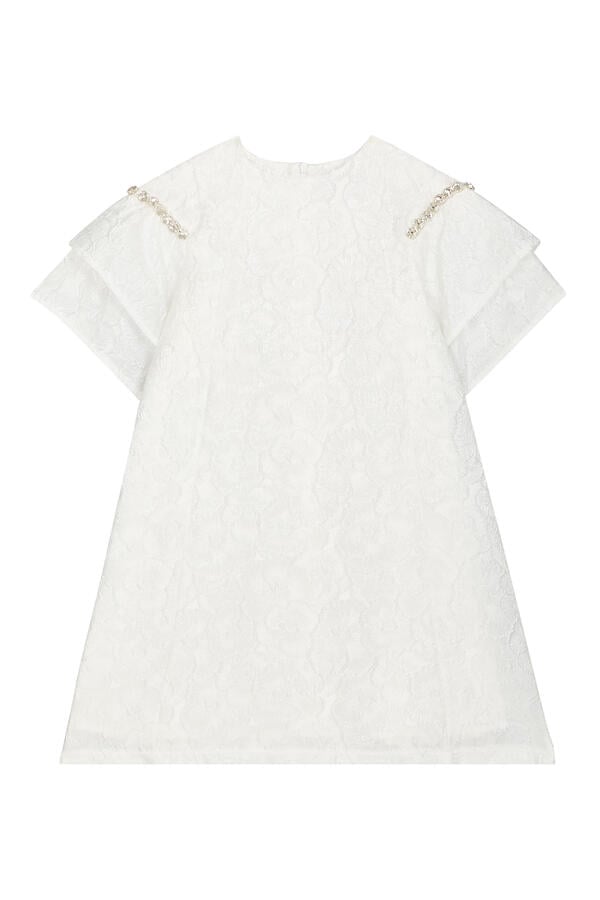  Kids Crystal Embellished Dress 