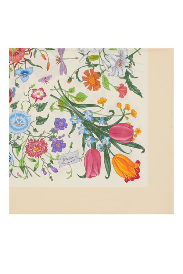 Printed Silk Twill Carré