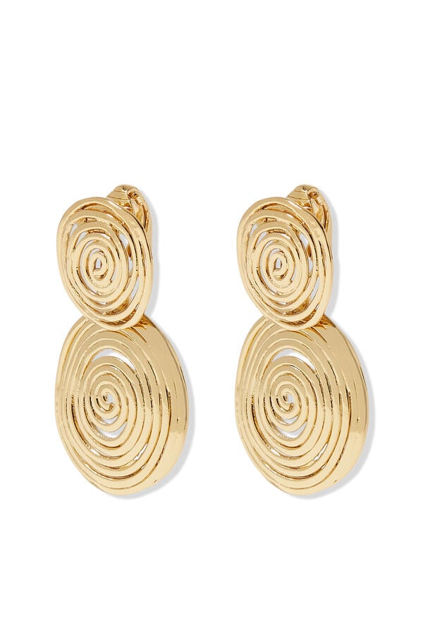 Wave Earrings Small, 24k Gold-Plated Brass