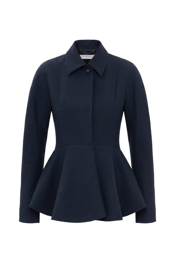 Crepe Peplum Jacket