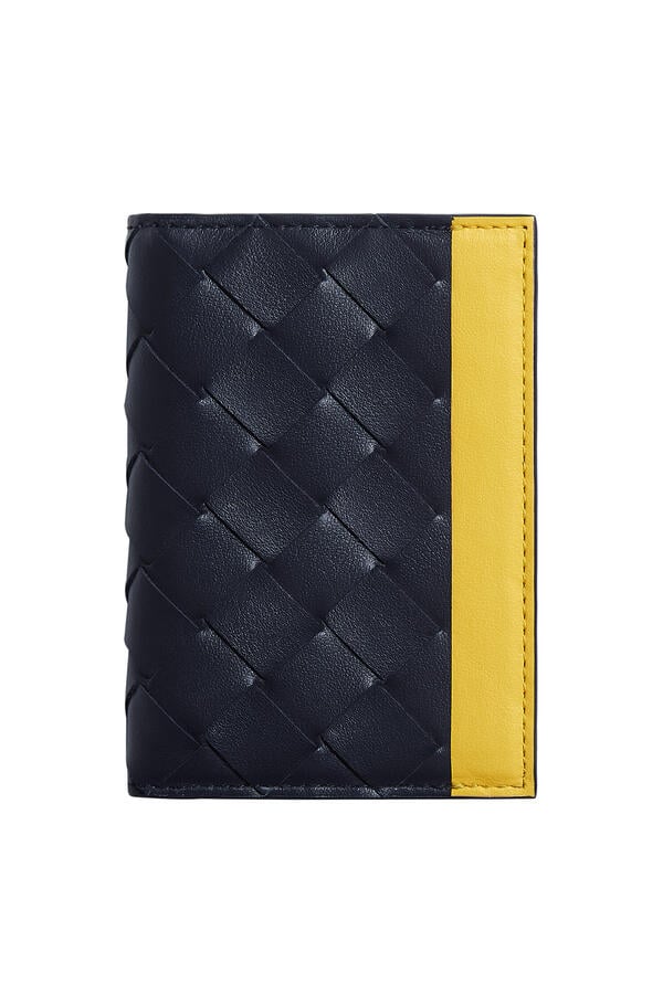 Intrecciato Flap Card Case