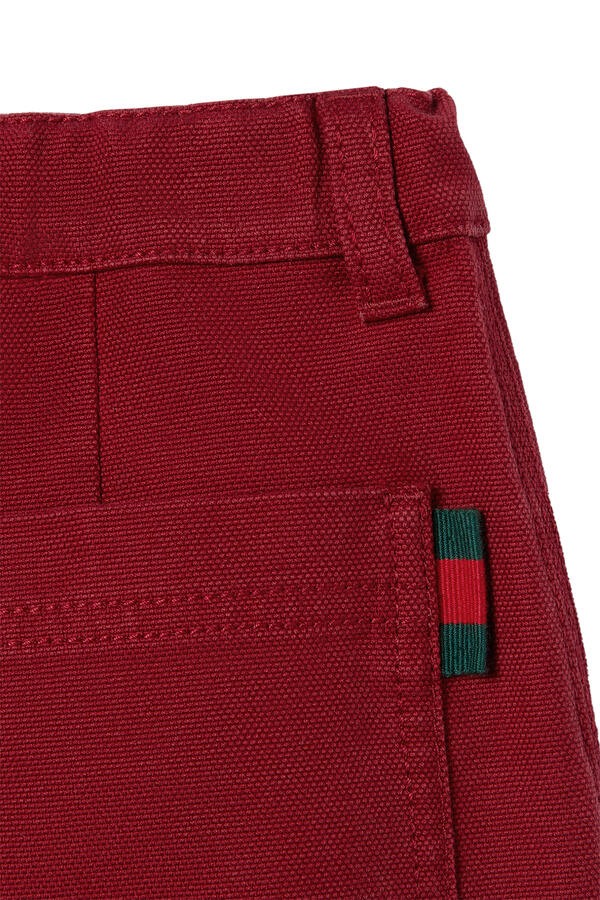 Kids Cotton Canvas Shorts