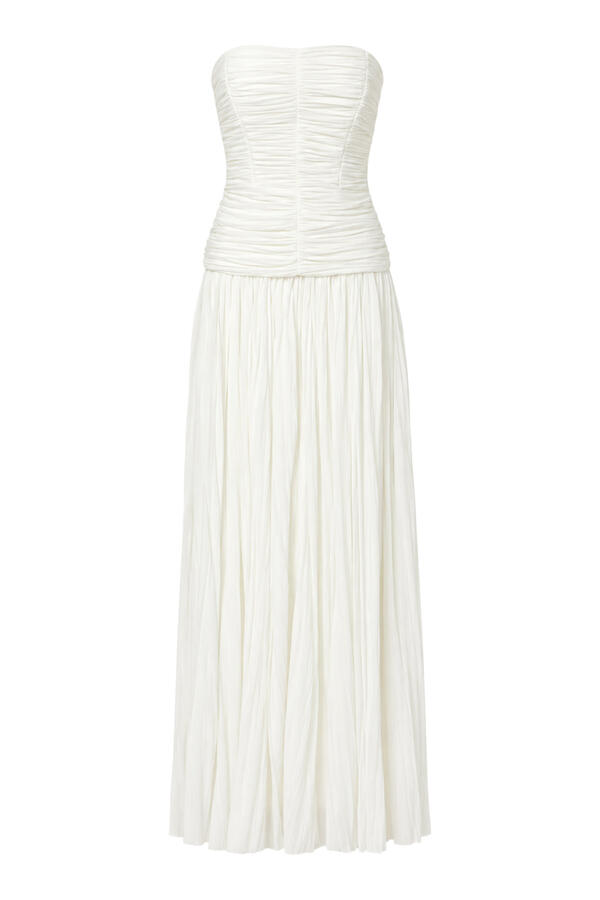 Danielle Crinkle Jersey Bustier Gown