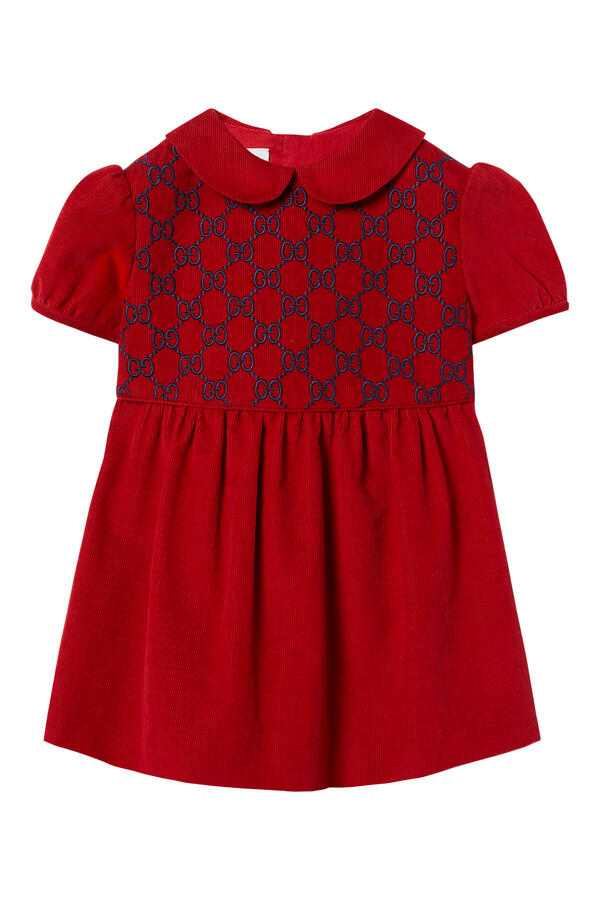 Kids Velvet Corduroy Dress