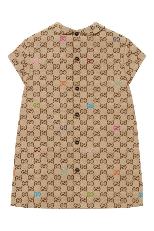 Kids GG Canvas Dress