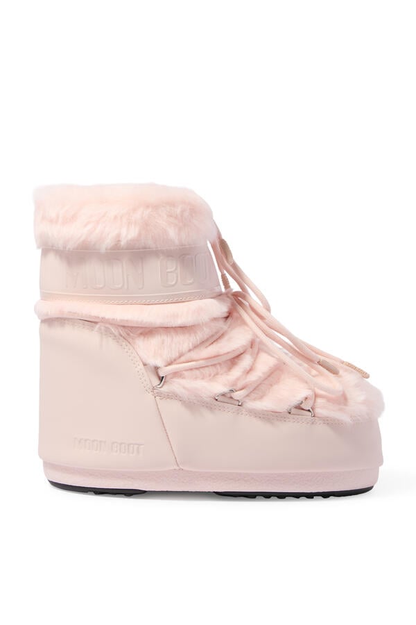 Icon Low Faux-Fur Ankle Boots