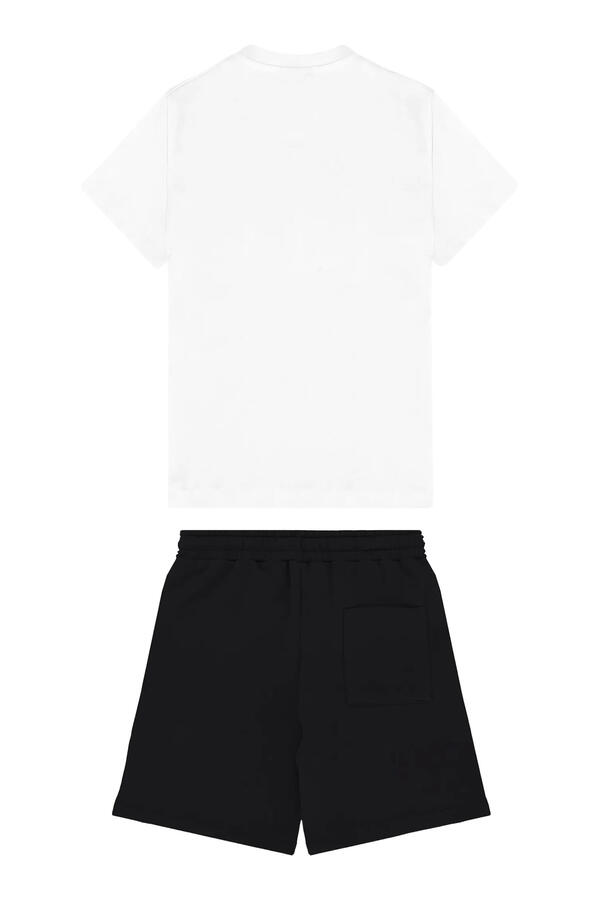 Kids Logo Cotton T-Shirt & Shorts Set