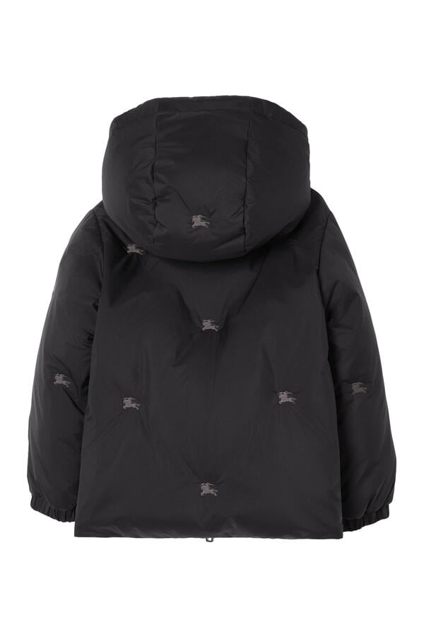 Kids Reversible Check Puffer Jacket