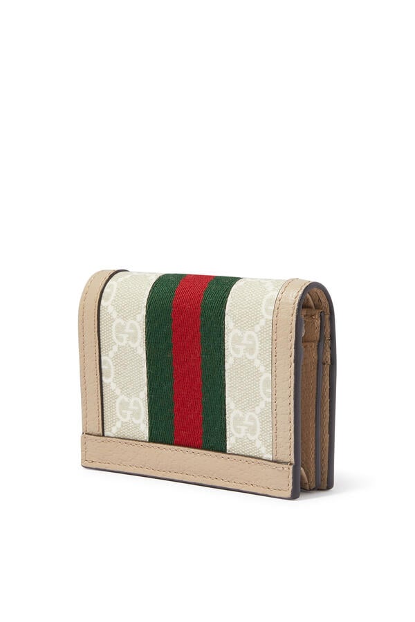 Ophidia GG Card Case Wallet