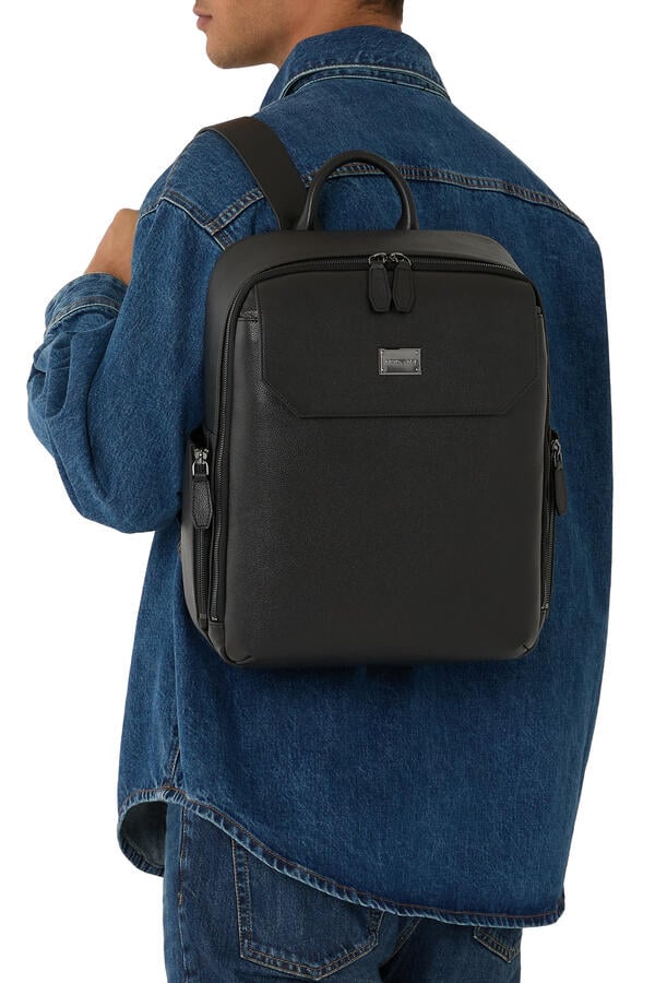 Logo Plaque Backpack