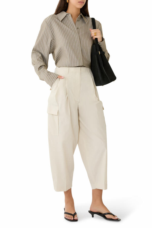 Poplin Cargo Pants 