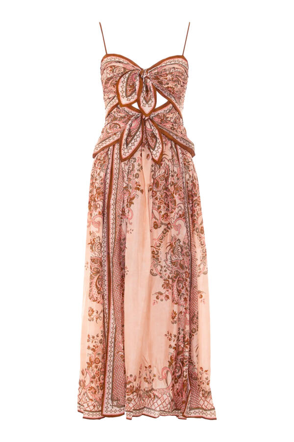 Aster Scarf Midi Dress