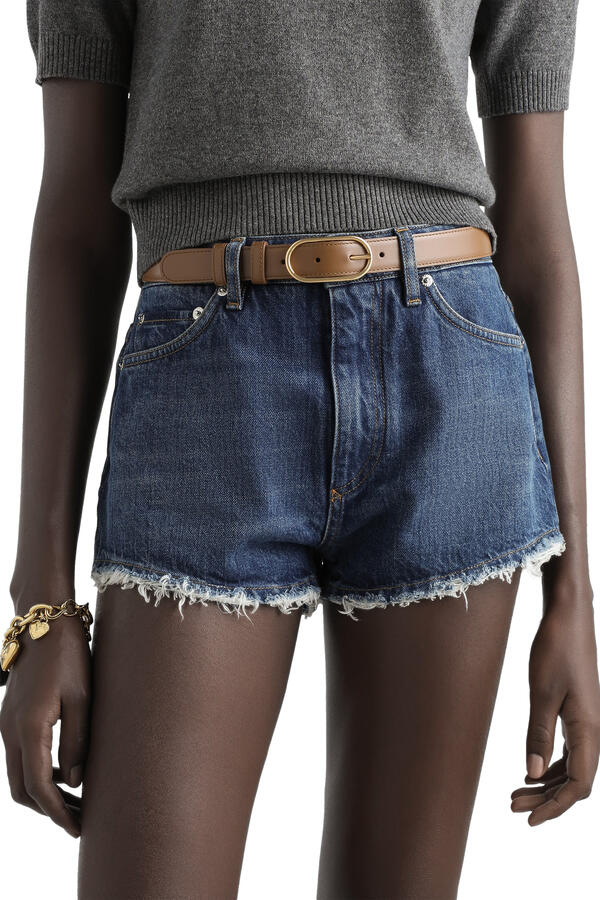 Palmated Leather Belt