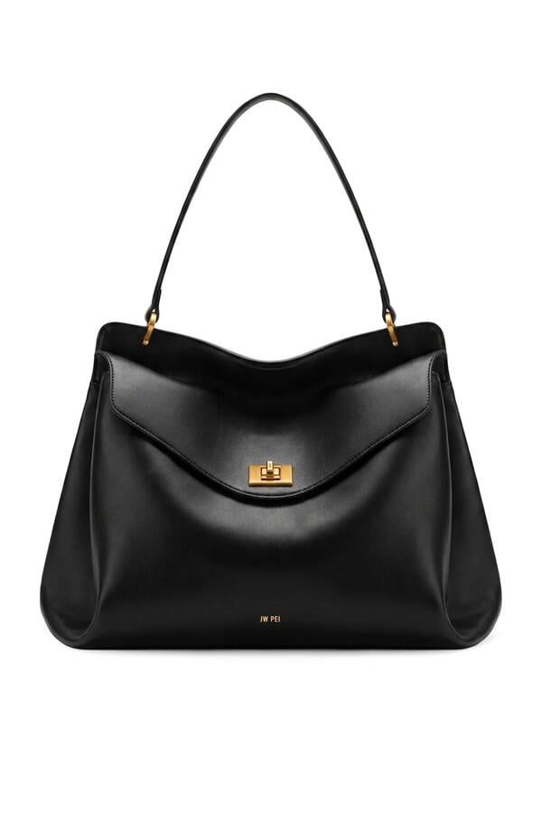 Lucia Turn-Lock Shoulder Bag