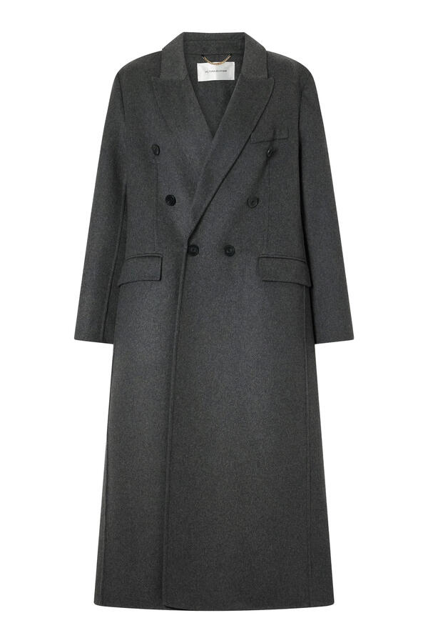 Double-Breasted Single-Vent Overcoat