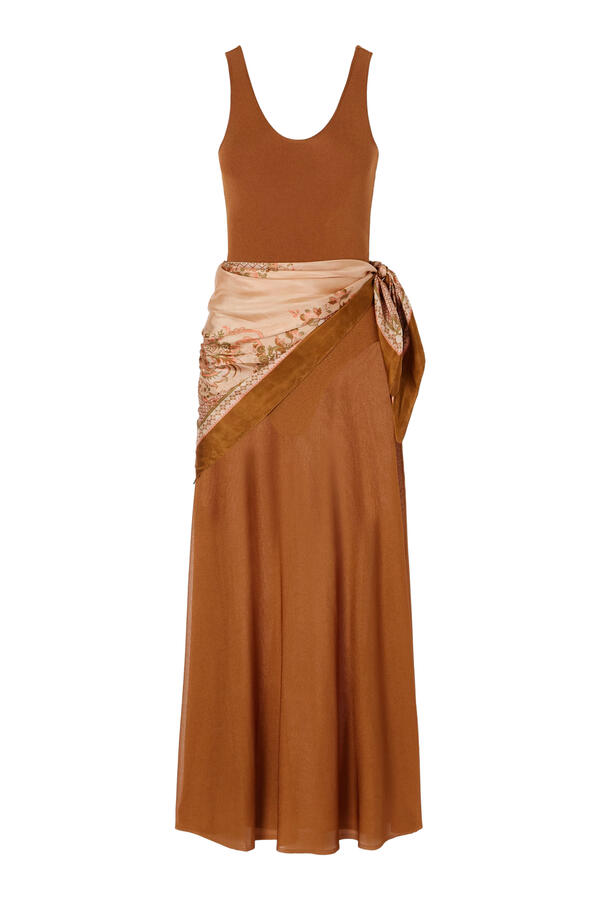 Aster Scarf Maxi Dress