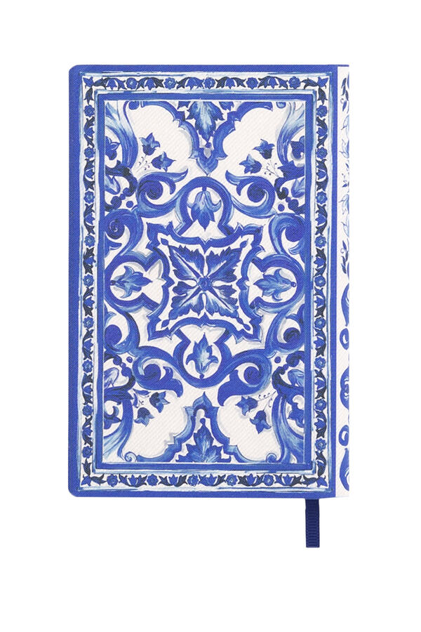 Blu Mediterraneo Medium Ruled Notebook with Textile Cover