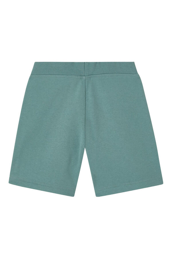 Kids Check Trim Cotton Shorts