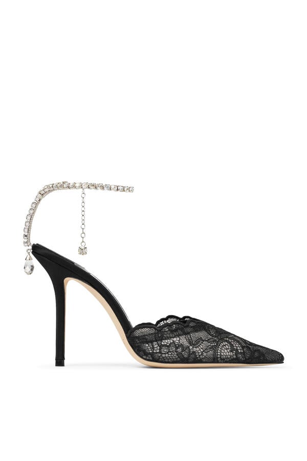 Saeda 100 Floral Lace Pumps