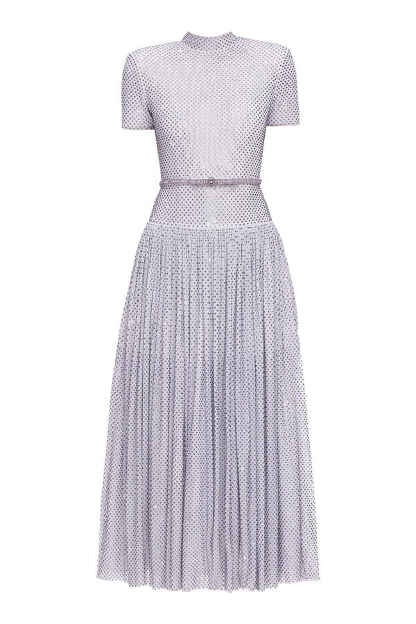 Rhinestone Midi Dress