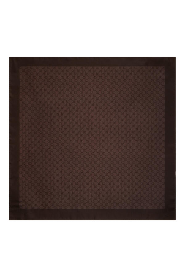 GG Silk Twill Jacquard Carré