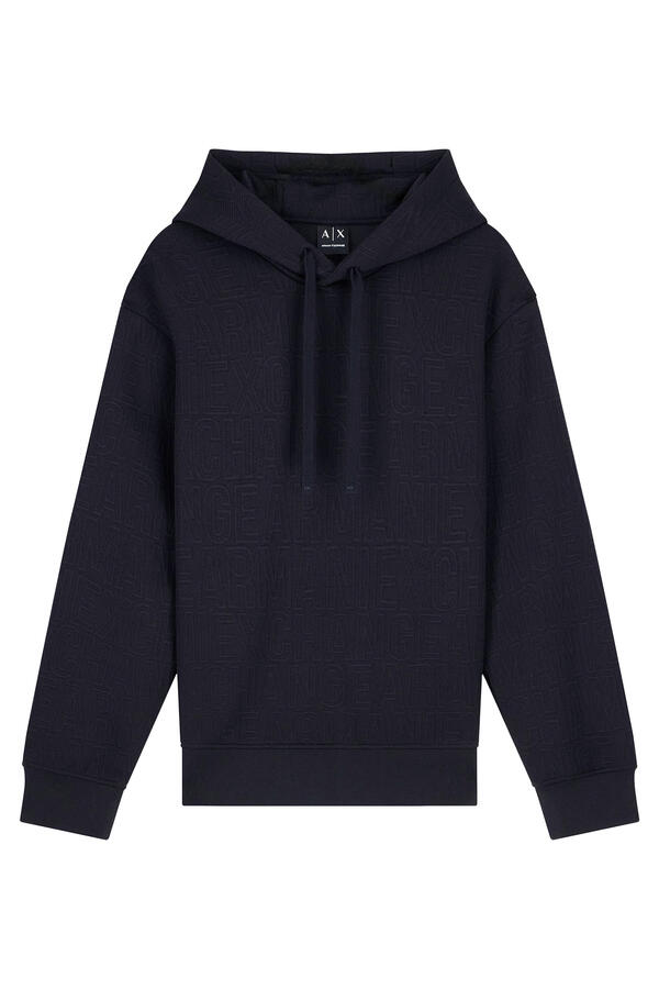 Allover Logo Hooded Sweatshirt