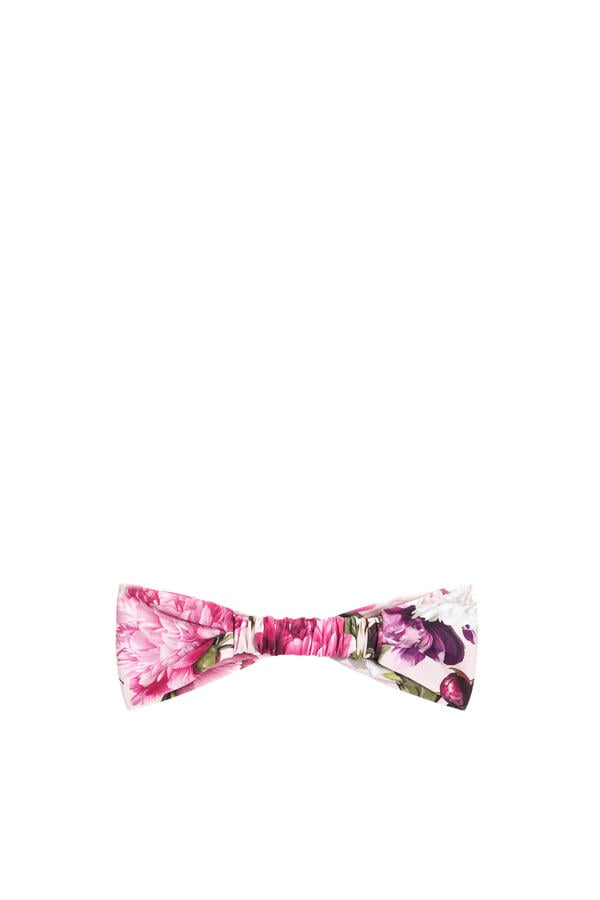 Kids Peony-Print Interlock Headband 